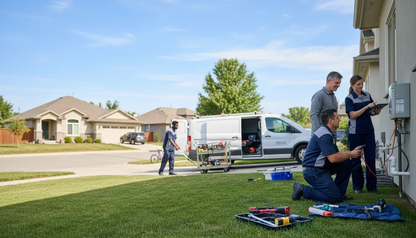 Tankless water heater service in Durham, OK